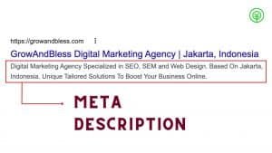 Mengenal Meta Description Dan Cara Penggunaannya