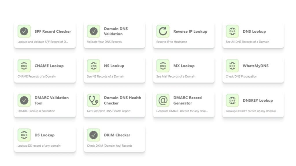 dns checker tools