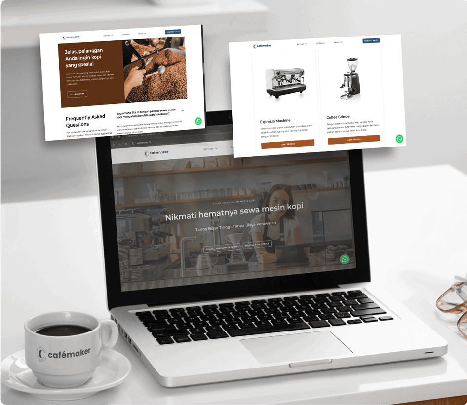 Cafemaker.id Website
